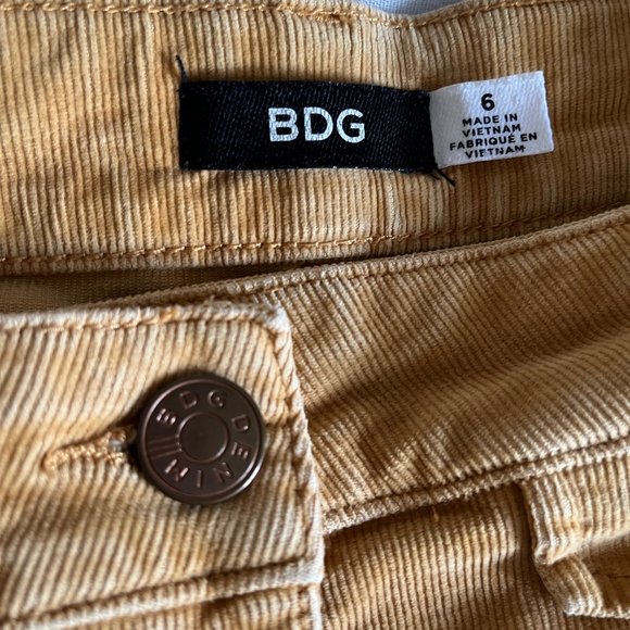 Urban Outfitters BDG Corduroy Button-front Mini Skirt in Yellow - Picture 6 of 6